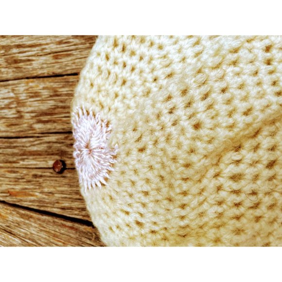 Antique lot crochet baby hat Wool/cotton - Picture 8 of 16